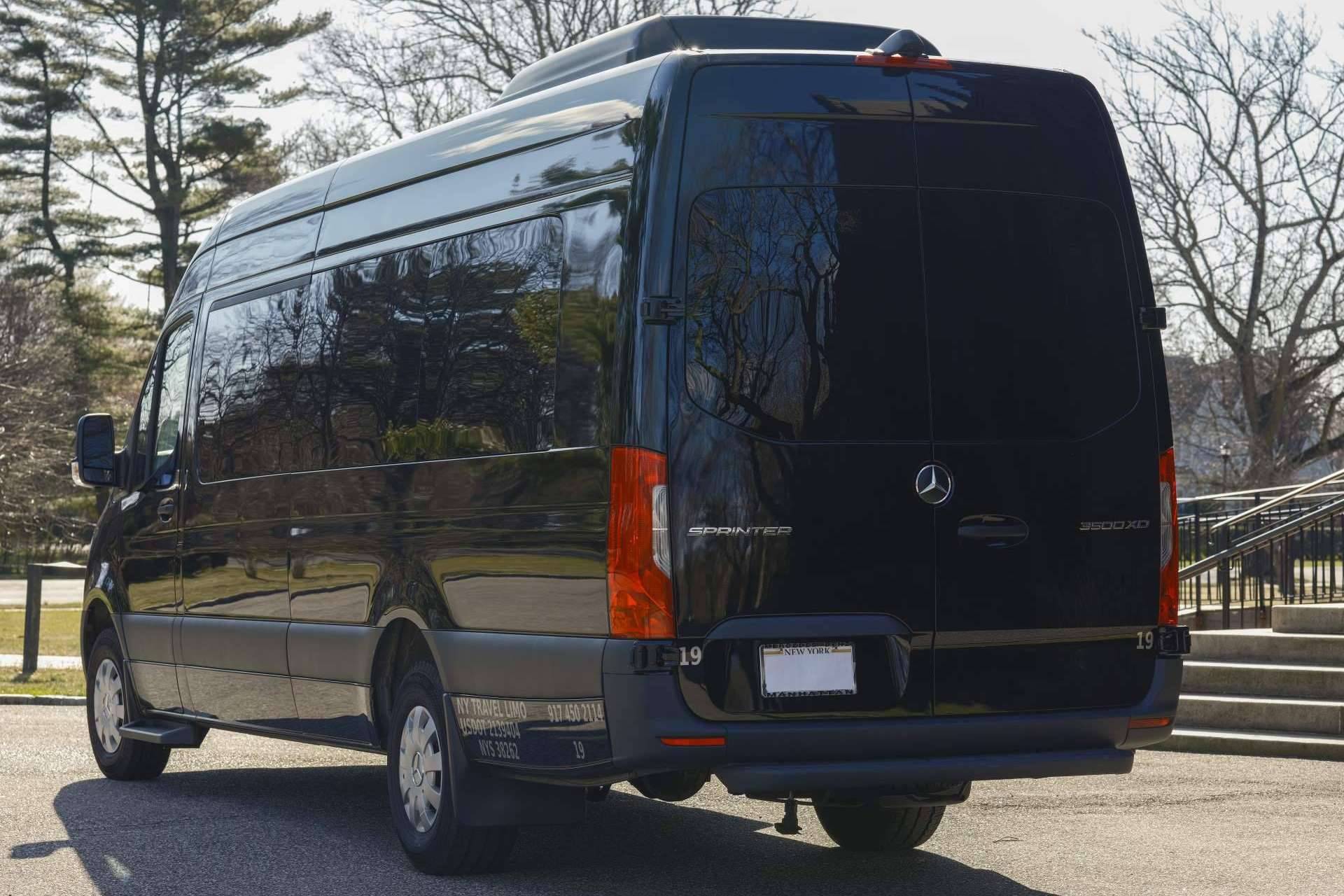 Sprinter van transportation services in New York. The premier choice