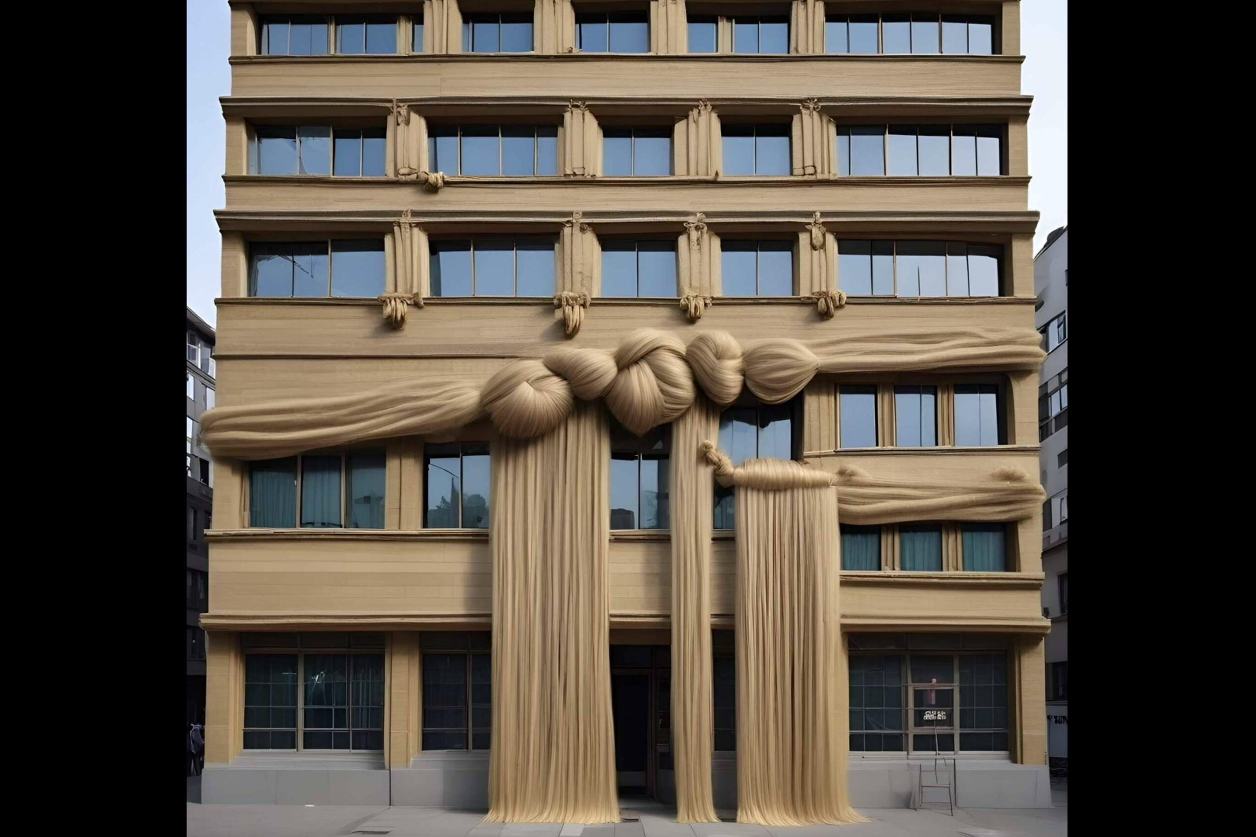 Berta Jayo revoluciona el arte contemporáneo con su serie ‘Pelo sobre edificio’