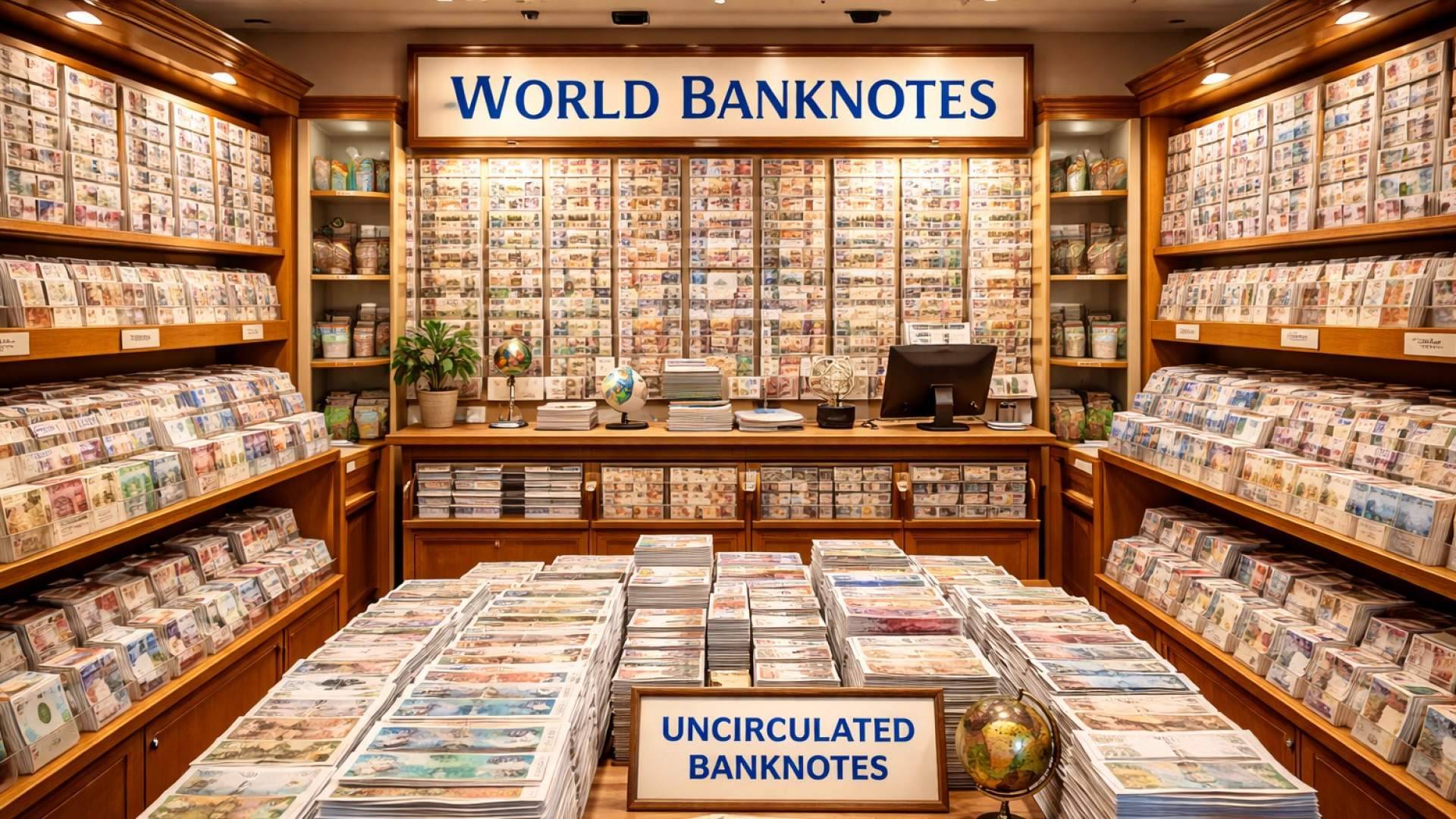 More than 200 countries and thousands of listings; UNCNOTE launches a unique catalogue of uncirculated banknotes